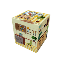 Cajas de Embalaje de Papel Plegables de la Mejor Calidad para Juguetes, Embalaje Personalizado para Muñecas de Juguete para Niños