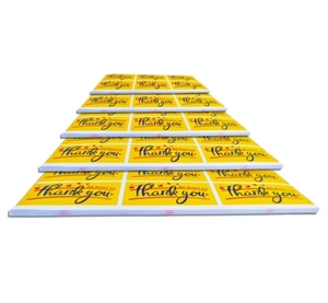 custom thank you sticker sheet - Product Image 1