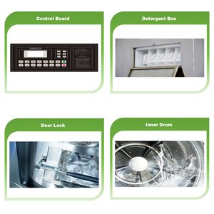 Machine à laver automatique industrielle 50KG, prix - Product Image 2