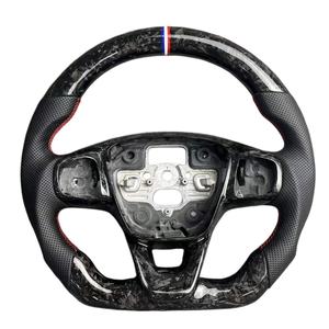 Volante Deportivo de Fibra de Carbono Personalizado con Pantalla LED para Ford Fusion Fiesta Mk7 Mk3 <span class=keywords><strong>Focus</strong></span> EcoBoost GT/<span class=keywords><strong>Shelby</strong></span> GT350 2016 - Product Image 1