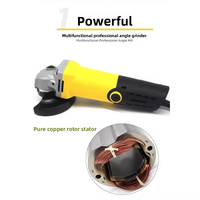 FYUN A-3 Meuleuse d'angle robuste 900W 220V, échantillon gratuit personnalisé, fabrication chinoise OEM, outil électrique manuel, le moins cher