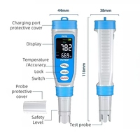 Testeur de pH numérique JIRS, stylo-mètre portable, étanche, pour les tests de qualité de l'eau en laboratoire