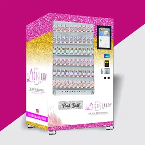 New Fully automatic eyelash vending machine with reviews selling custom products with touch screen