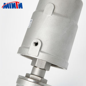 Válvula de Asiento Angular Neumática de Acero Inoxidable Dn50 Steam Ss304 de Doble Acción de Encendido/Apagado para Generador de Oxígeno - Product Image 5