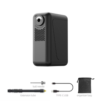 Mini pompe à vélo électrique portable, pompe à air USB-C 120 PSI pour gonflage des pneus de vélo, compatible Presta et Schrader, régulation numérique de la pression
