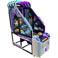 Machines de jeu d'amusement d'arcade d'intérieur à pièces Jeu de tir de basket-ball de sports d'intérieur de luxe pour adultes et jeux de basket-ball