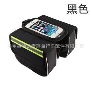 Bolsa para Tubo Superior con Pantalla Táctil, Bolsa para Cuadro Delantero, Bolsillo Impermeable para Teléfono Celular, Accesorios para Bicicleta, Rojo, Azul, Negro - Product Image 4