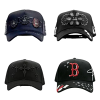 Nueva Gorra de Béisbol G5 de 5 Paneles Curvos, Estilo Deportivo Urbano de Lujo, con Pedrería, Bordado 3D y Chip Integrado, Entrega Rápida