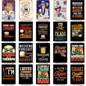 Vintage Tabak Metalen Bord voor Huis Winkel Garage Rookkamer Metalen Kunst Wanddecoratie Op Maat Gemaakt Metalen Poster Sigaren Tin Bord - Product Image 5