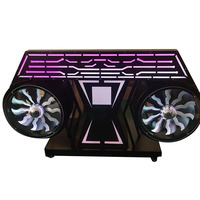 Table lumineuse LED en acrylique OEM, cabine de DJ, boîte de nuit, spectacle, contrôle RGB, façade de pixels, affichage portable, bar de DJ, table LED