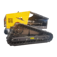 Funks teuerung mäher Rc Slope Rasenmäher verfolgt All Terrain Fernbedienung roboter Unkraut mähmaschine