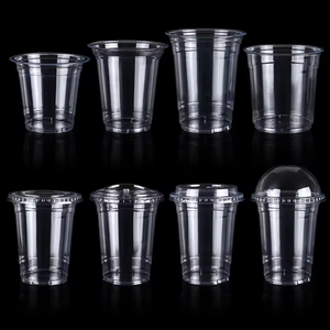 カスタマイズ可能な使い捨てエコフレンドリー透明PETプラスチックカップ 16オンス（473ml）アイスコーヒー、タピオカミルクティー、紅茶用（蓋付き） - Product Image 2
