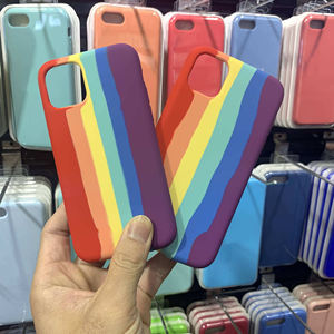 หรูหราRainbowสําหรับIphone 12 Pro Max 11 X Xs Max Xr <span class=keywords><strong>6S</strong></span> 7 8 Plus Se Miniอย่างเป็นทางการยี่ห้อซิลิโคนฝาครอบโทรศัพท์ - Product Image 6
