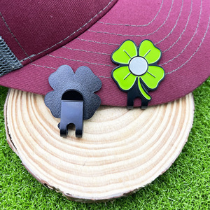 Clip Magnético para Gorra de Béisbol con Diseño de Trébol de Cuatro Hojas en Metal Esmaltado, Accesorio Decorativo para Adultos - Product Image 2