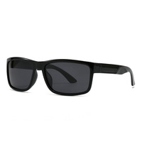 Lunettes de soleil polarisées TAC unisexes surdimensionnées grises, tendance et populaires, pour le sport, avec logo personnalisé, protection UV400, verres PC