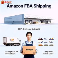 Service d'expédition DLEX Express Amazon FBA, logistique express rapide pour les destinations mondiales (USA, Mexique), livraison porte-à-porte
