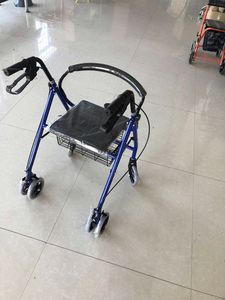 Pieghevole leggero comodo movimento deambulatore Rollator <span class=keywords><strong>carrello</strong></span> della spesa ausili per la deambulazione con sedile - Product Image 6