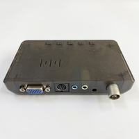 Kotak TV LCD Definisi Tinggi TV3860E dengan Monitor CRT untuk Menonton TV dan Konverter Video RF-ke-VGA untuk Sinyal AV
