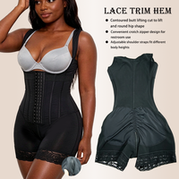 Gaine Amincissante Haute Compression Post-Opératoire Phase 2 pour Femme, Effet Ventre Plat Invisible, Style Colombien