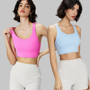 Sujetador <span class=keywords><strong>de</strong></span> Yoga <span class=keywords><strong>de</strong></span> entrenamiento con tirantes delanteros y anchos para gimnasio en forma <span class=keywords><strong>de</strong></span> U - Product Image 3