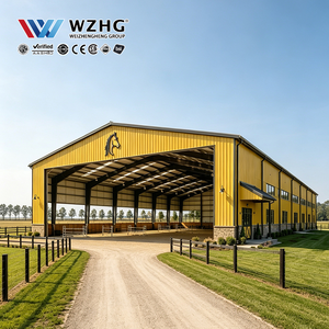 Fabricant de systèmes structurels préfabriqués en acier pour arènes équestres, destinés aux clubs d'équitation, avec traitement des membres résistant à la corrosion - Product Image 1