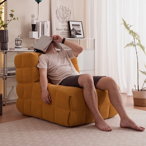 Nova Modern Huismeubilair Minimalistisch Corduroy Luie Zitzak Stoel Compressie Verpakking Enkele Lounge Bank Voor Woonkamer - Product Image 4