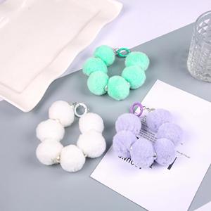 Colorful Pom-pom Pendant Phone case Accessory <b>Bag</b> Keychain Hanging Chain - Product Image 5