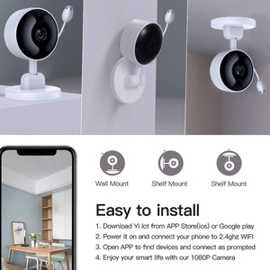 Rscamtom 3MP Wifi <span class=keywords><strong>IP</strong></span> Mini Máy Ảnh CMOS Cảm Biến Tầm Nhìn Ban Đêm Hai-Cách Âm Thanh An Ninh Bé Giám Sát Với Đám Mây & SD Lưu Trữ Thẻ - Product Image 3