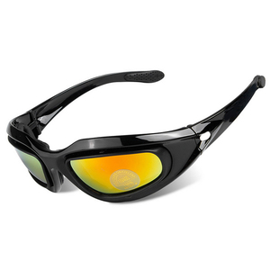 Anti impacto a prueba de viento ciclismo <span class=keywords><strong>gafas</strong></span> <span class=keywords><strong>bicicleta</strong></span> <span class=keywords><strong>montaña</strong></span> <span class=keywords><strong>bicicleta</strong></span> <span class=keywords><strong>gafas</strong></span> de sol tiro 4 lentes <span class=keywords><strong>gafas</strong></span> de sol <span class=keywords><strong>gafas</strong></span> tácticas - Product Image 2