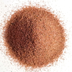 Sable grenat 20-40 30-60 mesh <span class=keywords><strong>pour</strong></span> <span class=keywords><strong>sablage</strong></span>, <span class=keywords><strong>abrasif</strong></span> haute performance <span class=keywords><strong>pour</strong></span> l'élimination de la rouille et la préparation des surfaces, directement de l'usine - Product Image 1