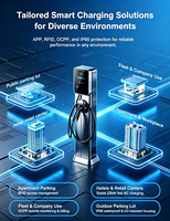 Borne de recharge murale commerciale pour VE 22 kW MID Meter Billing OCPP 1.6J avec équilibrage dynamique de la charge (DLB), 4G LTE, Ethernet, boîtier en fer pour usage professionnel