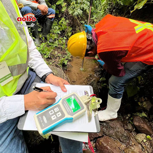 Xách tay kỹ thuật số sông hiện tại <span class=keywords><strong>Meter</strong></span> mở kênh nước Tốc độ dòng chảy Thiết bị đo lường mgg/KL-DCB tốc độ <span class=keywords><strong>Meter</strong></span> cho chất lỏng chất lỏng - Product Image 3