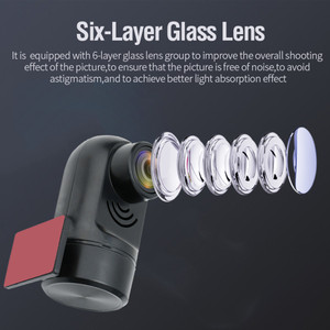 170 Degrees Night HD 1080p Car WiFi Mini Dash Cam LCD Screen Wireless <strong>Hidden</strong> Loop Recording &amp; Parking <strong>Recorder</strong> - Product Image 6