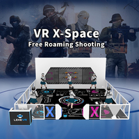 Simulateur de jeux VR multijoueur, simulateur de tir VR 9D pour les centres commerciaux VR en intérieur, les jeux de salle d'évasion