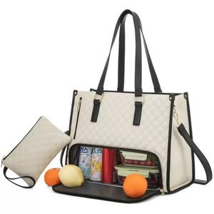 Borsa Termica per Laptop da Donna, Impermeabile, con Scomparto Personalizzato per il Pranzo e Ampio Scomparto per Laptop, Antiscivolo - Product Image 4