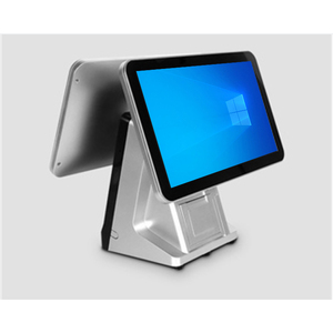 15.6 inch Màn hình kép Intel Core i3 i5 i7, Windows 10 được xây dựng trong 80 mét máy in tất cả trong một hệ thống POS với phần mềm thiết bị đầu cuối POS - Product Image 1