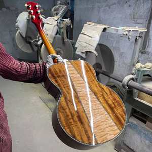 Guitarra Acústica Jumbo Personalizada con Ribete de Abulón y Fondo de Arce KOA - Product Image 1