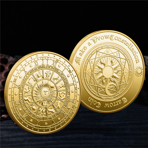 Özel Güneş Ay ve Yıldızlar Hatıra Parası Tasarım Logosu 3D İşlemeli Oyun Parası Özel Metal Gümüş Kaplama Hatıra Paraları - Product Image 2