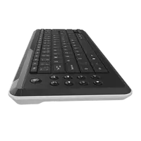 Тонкая Проводная клавиатура KB8500 для ПК, бесшумная медиа-клавиатура для компьютера, проводная клавиатура с арабским языком