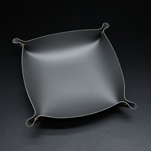 Plateau en cuir de qualité supérieure avec boutons en laiton écologiques, élégant pour le bureau et <span class=keywords><strong>la</strong></span> décoration intérieure - Product Image 5