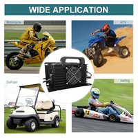Chargeur de batterie pour moto/scooter 36V 30A, étanche à la poussière et à l'eau, avec protection OVP/OCP