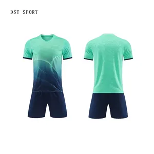 Thaise Kwaliteit Voetbal Shirt Maker Soccer Jersey Ademend 5xl Voetbal Jersey Logo Ontwerp Voor Voetbal Jersey Uniform