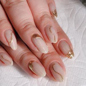 Faux ongles résistance, personnalisables, de couleur grise, conçu à la main, imperméables, plus forte, à pression, pièces - Product Image 4