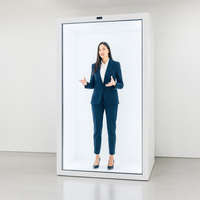 Écran d'affichage holographique transparent 3D pour humain virtuel numérique, modèle Nuoqi NQ-G86HB, haute luminosité 500-700cd/m