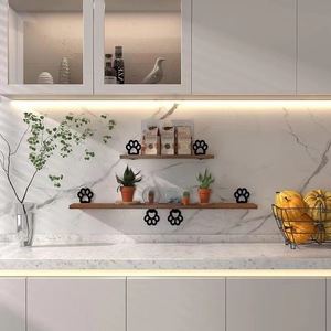 Étagère murale à trois niveaux avec ventouses, organiseur de salle de bain, présentoir pour articles de toilette et décoration - Product Image 2