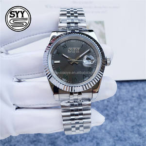 นาฬิกากลไกอัตโนมัติหรูหราขนาด40มม. สายสแตนเลสสตีลกันน้ำดีไซน์สามพินพร้อมจอแสดงผลดิจิตอล - Product Image 4