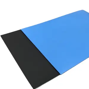 Fabricante GI Resistencia al calor 2 capas 2mm Banco DE TRABAJO PARA sala limpia ESD Rollo de alfombrilla de mesa de goma azul