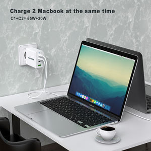 Cargador de 100w para Teléfono Móvil y Portátil, Cargador de Pared <span class=keywords><strong>USB</strong></span> C, Adaptador de Escritorio, Cargador Rápido Múltiple QC 30w PD Gan 100w Tipo C - Product Image 2