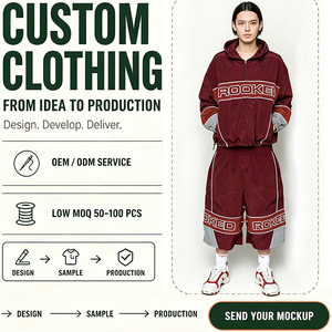 Ensemble sweat à capuche et pantalon capri en polyester personnalisé pour hommes, fabrication sur mesure, broderie streetwear, survêtement pour hommes, usine de vêtements - Product Image 1