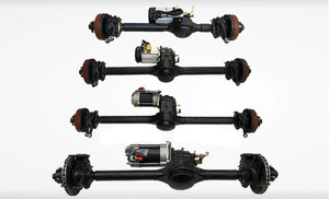 ชุดเพลาล้อหลังแบบสามล้อ4x4 4WD พร้อมมอเตอร์สำหรับรถยนต์ไฟฟ้า - Product Image 2